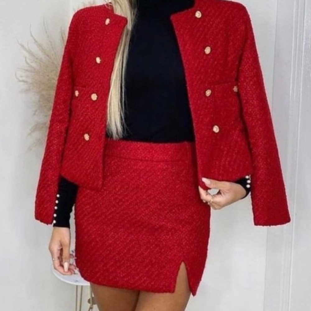 Zara Textured Mini Skirt Sz XXL